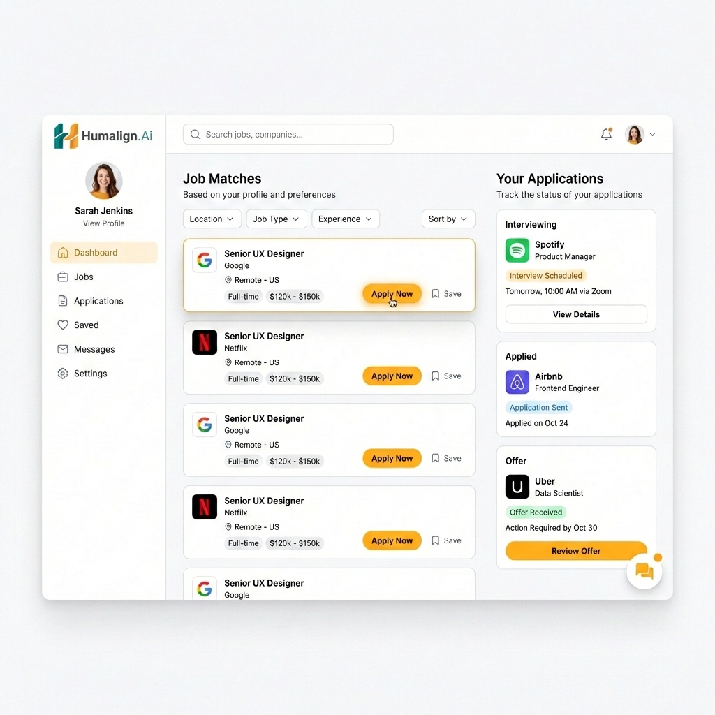 Humalign Product Manager Matching Interface
